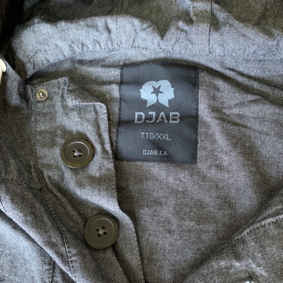 DJAB Mens shirt with Hood XXL 100% cotton - Picture 3 of 9